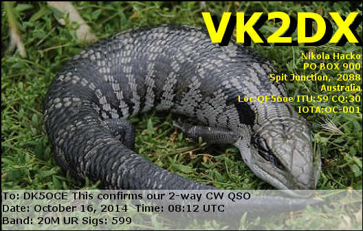 QSL more than 3 years later. But be sure: they will always come :-)