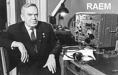 EN110RAEM: Ernst Teodorovich Krenkel was a radioman on polar stations. His callsign was RAEM