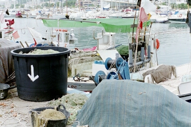 Fischerboote im Hafen von l'Estartit