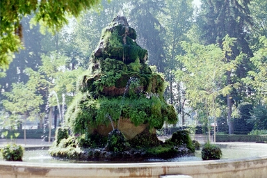 Im Park Devesa von Girona, der kleinen Schwester von Barcelona
